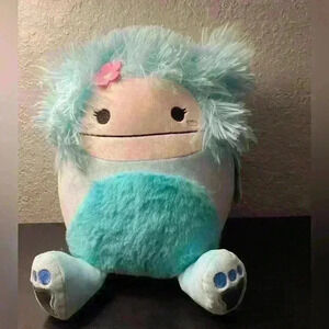 Joelle 12” Bigfoot Squishmallow Easter Edition with Flower & Sparkle Feet NWT